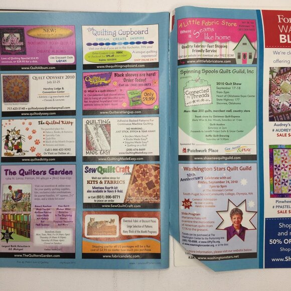 Fons & Porters Love of Quilting Magazine July August 2010 Easy Bias Techniques - Picture 14 of 14